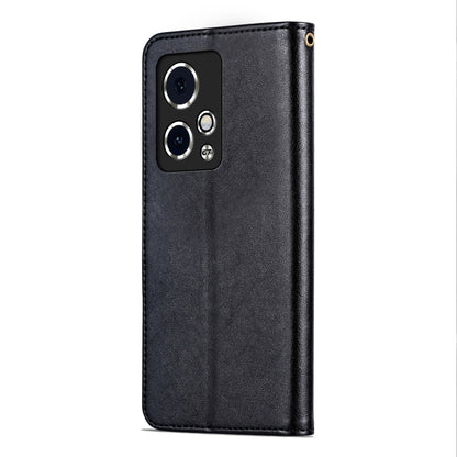 For Honor 90 GT AZNS Sheepskin Texture Flip Leather Phone Case(Black) - Honor Cases by AZNS | Online Shopping UK | buy2fix