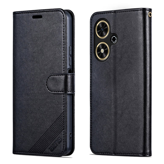 For Honor Play 50 / 50m 5G AZNS Sheepskin Texture Flip Leather Phone Case(Black) - Honor Cases by AZNS | Online Shopping UK | buy2fix