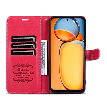 For Honor X60 AZNS Sheepskin Texture Flip Leather Phone Case(Red) - Honor Cases by AZNS | Online Shopping UK | buy2fix