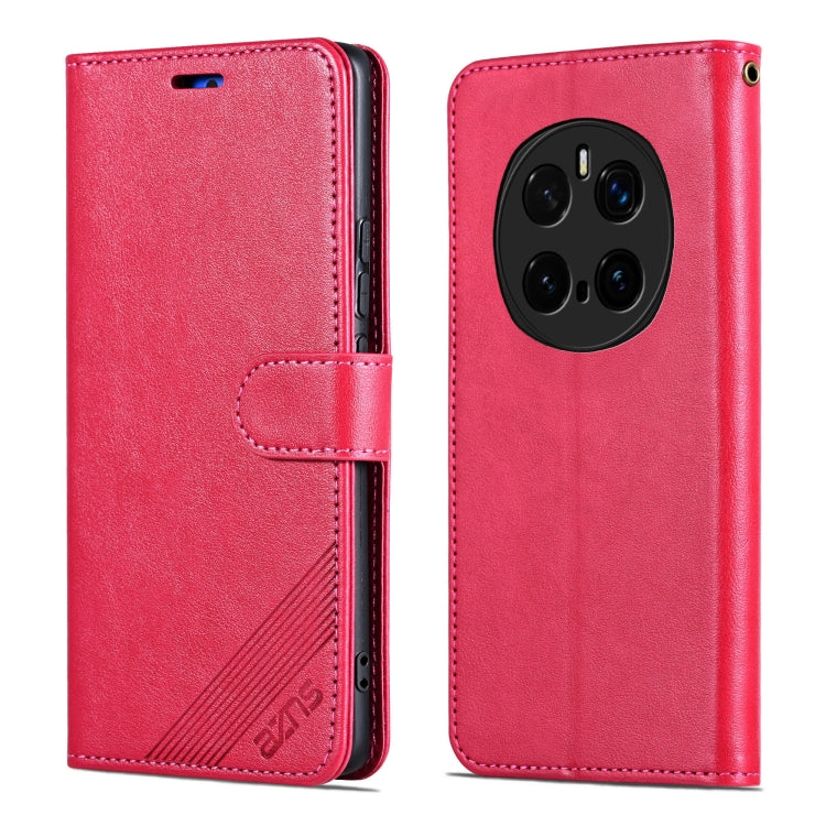 For Honor Magic7 Pro AZNS Sheepskin Texture Flip Leather Phone Case(Red) - Honor Cases by AZNS | Online Shopping UK | buy2fix