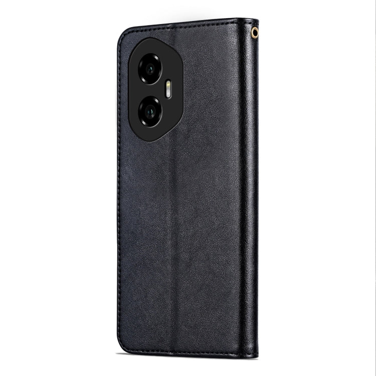 For Honor 300 AZNS Sheepskin Texture Flip Leather Phone Case(Black) - Honor Cases by AZNS | Online Shopping UK | buy2fix