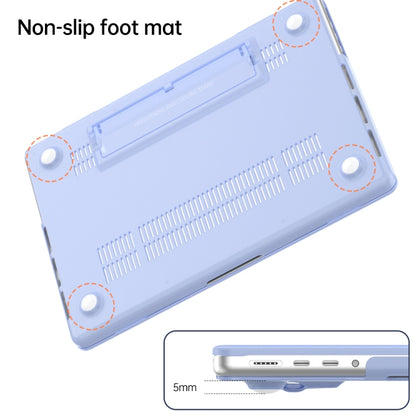 For Macbook Pro 13 A2289/A2251/A2338 Frosted Translucent Laptop Protective Case(Light Grey) - MacBook Pro Cases by buy2fix | Online Shopping UK | buy2fix