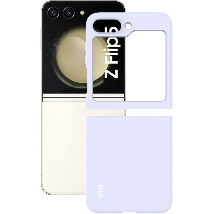 For Samsung Galaxy Z Flip5 IMAK JS-2 Series Colorful PC Case(Purple) - Galaxy Z Flip4 5G Cases by imak | Online Shopping UK | buy2fix