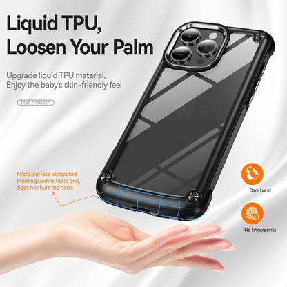 For iPhone 16 Pro Max TPU + PC Lens Protection Phone Case(Black) - iPhone 16 Pro Max Cases by buy2fix | Online Shopping UK | buy2fix