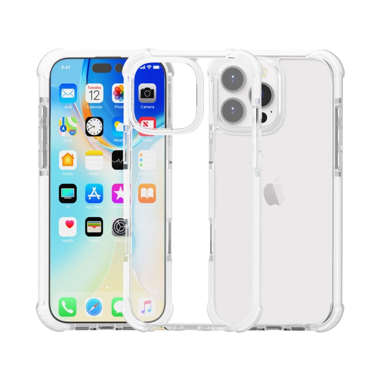 For iPhone 16 Pro Four-corner Shockproof TPU + Acrylic Phone Case(Transparent) - iPhone 16 Pro Cases by buy2fix | Online Shopping UK | buy2fix