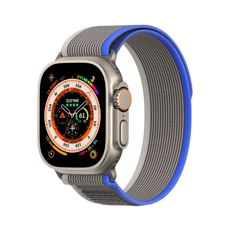 For Apple Watch 3 38mm DUX DUCIS YJ Series Nylon Watch Band(Blue) - Watch Bands by DUX DUCIS | Online Shopping UK | buy2fix