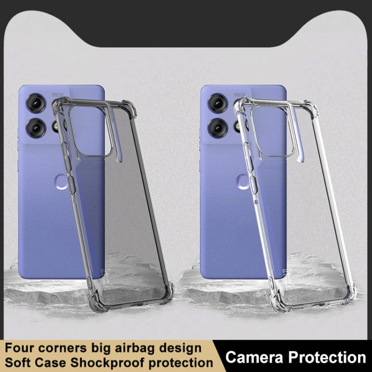 For Motorola Edge 50 Pro imak Shockproof Airbag TPU Phone Case(Transparent) - Motorola Cases by imak | Online Shopping UK | buy2fix