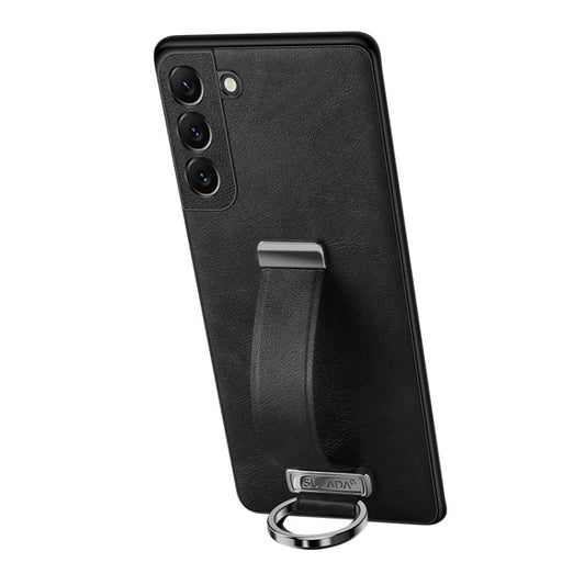 For Samsung Galaxy S24+ 5G SULADA PC + Leather Texture Skin Feel Shockproof Phone Case(Black) - Galaxy S24+ 5G Cases by SULADA | Online Shopping UK | buy2fix