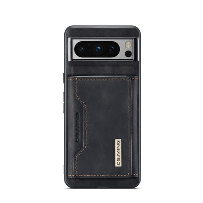 For Google Pixel 8 Pro DG.MING M2 Series 3-Fold Multi Card Bag + Magnetic Phone Case(Black) - Google Cases by DG.MING | Online Shopping UK | buy2fix