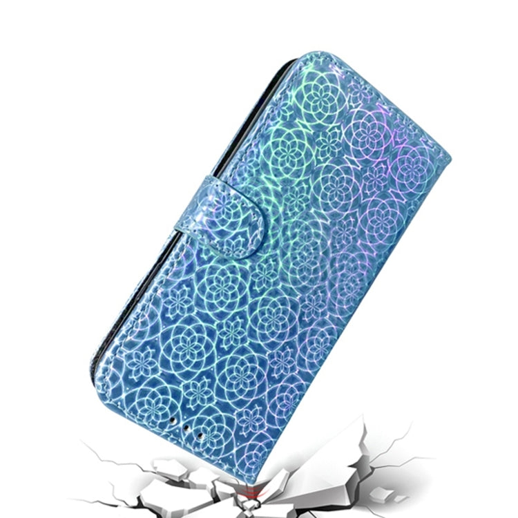 For iPhone SE 2024 Colorful Magnetic Buckle Leather Phone Case(Blue) - More iPhone Cases by buy2fix | Online Shopping UK | buy2fix