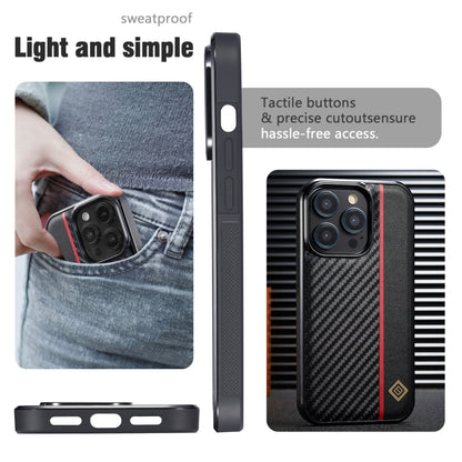 For Samsung Galaxy S21 LC.IMEEKE 3 in 1 Carbon Fiber Texture Shockproof Phone Case(Black) - Galaxy S21 5G Cases by LC.IMEEKE | Online Shopping UK | buy2fix