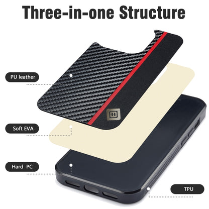 For Samsung Galaxy S24+ 5G LC.IMEEKE 3 in 1 Carbon Fiber Texture Shockproof Phone Case(Black) - Galaxy S24+ 5G Cases by LC.IMEEKE | Online Shopping UK | buy2fix