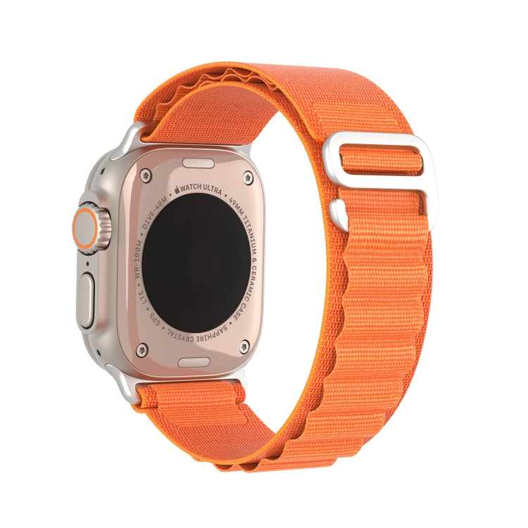 For Apple Watch Series 6 40mm DUX DUCIS GS Series Nylon Loop Watch Band(Orange) - Watch Bands by DUX DUCIS | Online Shopping UK | buy2fix