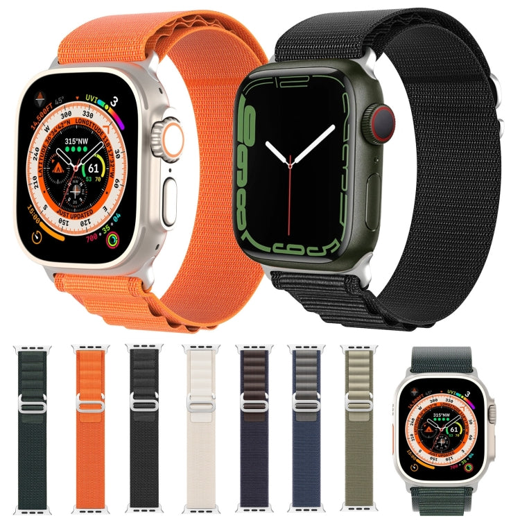 For Apple Watch Series 6 40mm DUX DUCIS GS Series Nylon Loop Watch Band(Orange) - Watch Bands by DUX DUCIS | Online Shopping UK | buy2fix