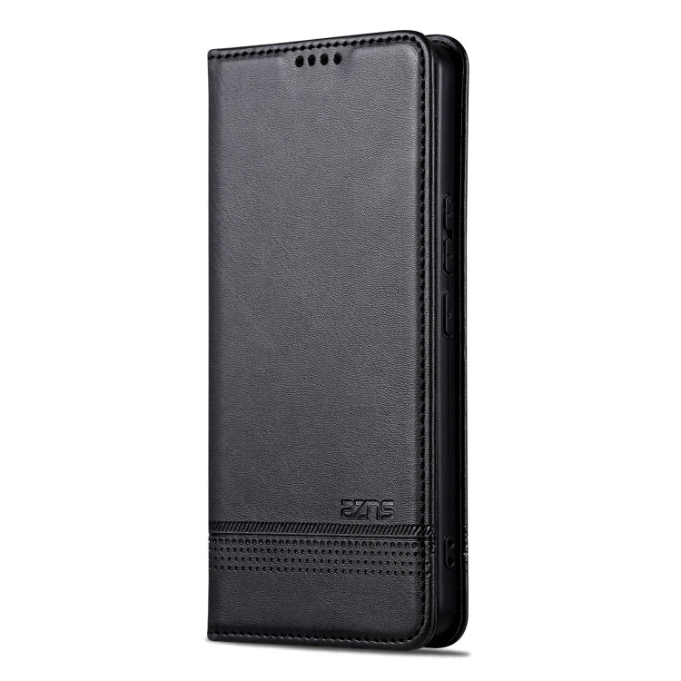 For Samsung Galaxy S24+ 5G AZNS Magnetic Calf Texture Flip Leather Phone Case(Black) - Galaxy S24+ 5G Cases by AZNS | Online Shopping UK | buy2fix