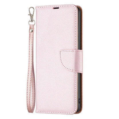 For Samsung Galaxy S24+ 5G Litchi Texture Pure Color Flip Leather Phone Case(Rose Gold) - Galaxy S24+ 5G Cases by buy2fix | Online Shopping UK | buy2fix