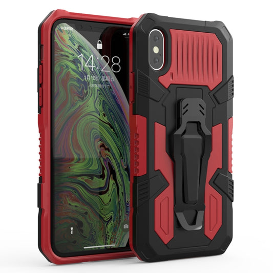 For iPhone XR Machine Armor Warrior Shockproof PC + TPU Protective Case(Red) - More iPhone Cases by buy2fix | Online Shopping UK | buy2fix