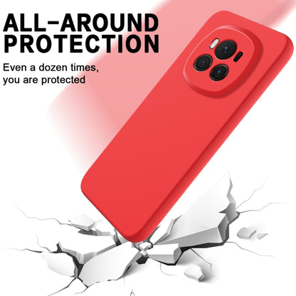 For Honor Magic6 Pure Color Liquid Silicone Shockproof Phone Case(Red) - Honor Cases by buy2fix | Online Shopping UK | buy2fix