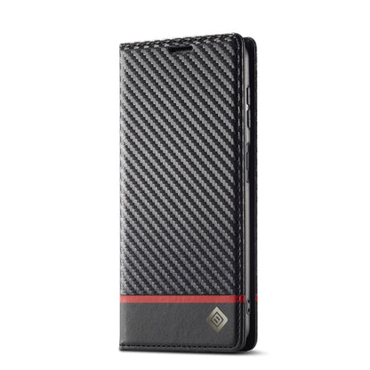 For Samsung Galaxy S23 FE 5G LC.IMEEKE Carbon Fiber Leather Phone Case(Horizontal Black) - Galaxy S23 FE 5G Cases by LC.IMEEKE | Online Shopping UK | buy2fix