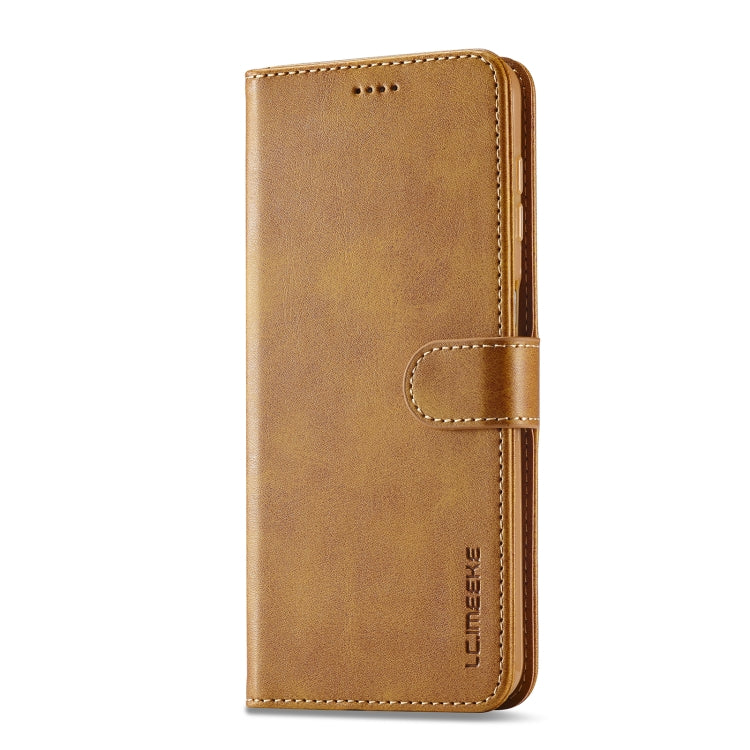 For Samsung Galaxy A35 5G LC.IMEEKE Calf Texture Leather Phone Case(Brown) - Galaxy Phone Cases by LC.IMEEKE | Online Shopping UK | buy2fix