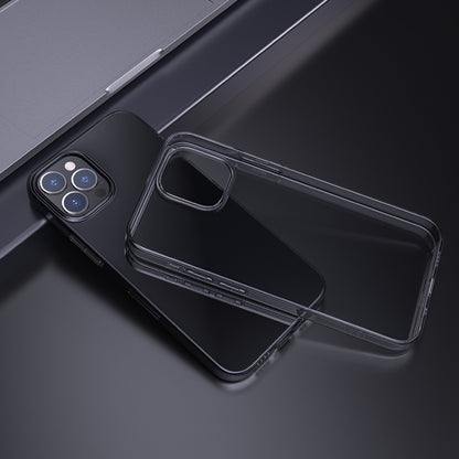 For iPhone 15 Pro Max hoco Light Series Soft TPU Phone Case(Transparent Black) - iPhone 15 Pro Max Cases by hoco | Online Shopping UK | buy2fix