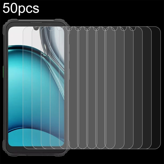 For Blackview BV5300 Plus 50pcs 0.26mm 9H 2.5D Tempered Glass Film - For Blackview by buy2fix | Online Shopping UK | buy2fix