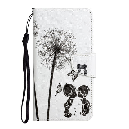 For iPhone 16 Pro Max 3D Colored Drawing Flip Leather Phone Case(Dandelions) - iPhone 16 Pro Max Cases by buy2fix | Online Shopping UK | buy2fix