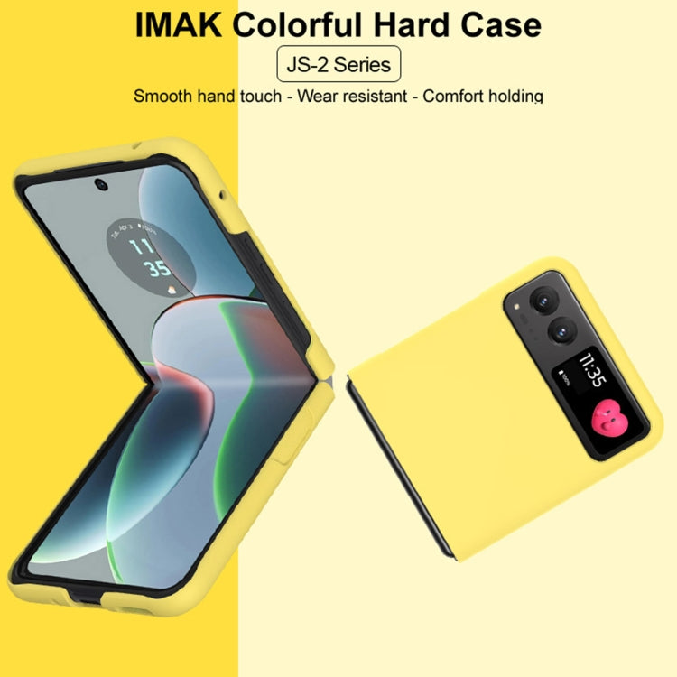 For Motorola Razr 40 IMAK JS-2 Series Colorful PC Case(Pink) - Motorola Cases by imak | Online Shopping UK | buy2fix