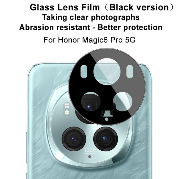 For Honor Magic6 Pro 5G IMAK Rear Camera Lens Glass Film Black Version - Other by imak | Online Shopping UK | buy2fix