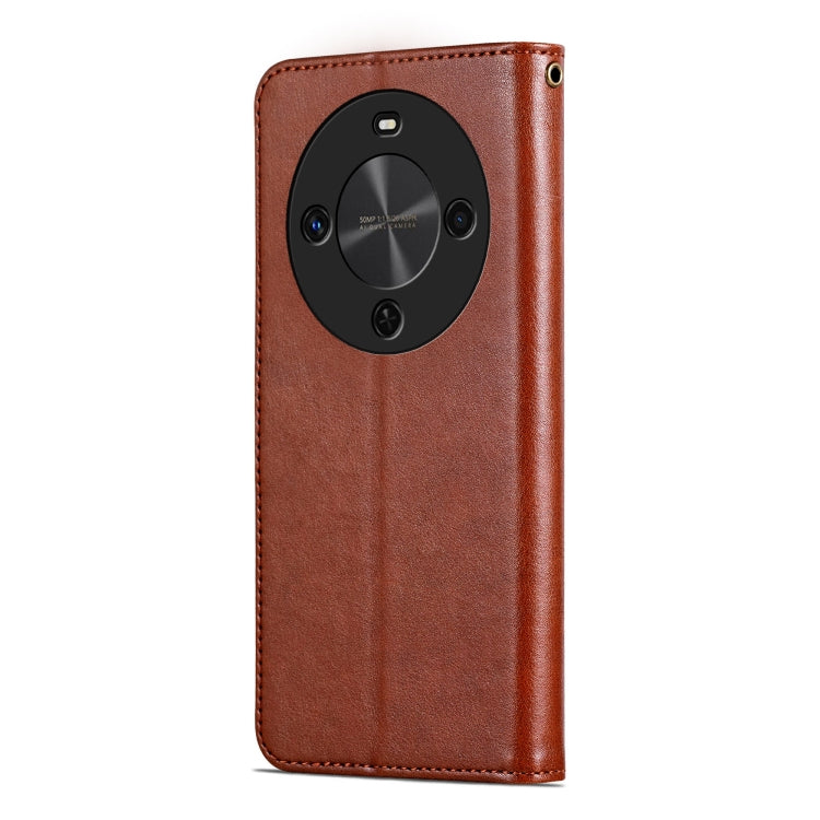 For Huawei Maimang 30 AZNS Sheepskin Texture Flip Leather Phone Case(Brown) - Huawei Cases by AZNS | Online Shopping UK | buy2fix