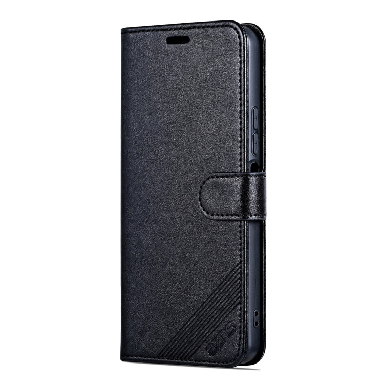 For Huawei Mate 70 AZNS Sheepskin Texture Flip Leather Phone Case(Black) - Huawei Cases by AZNS | Online Shopping UK | buy2fix