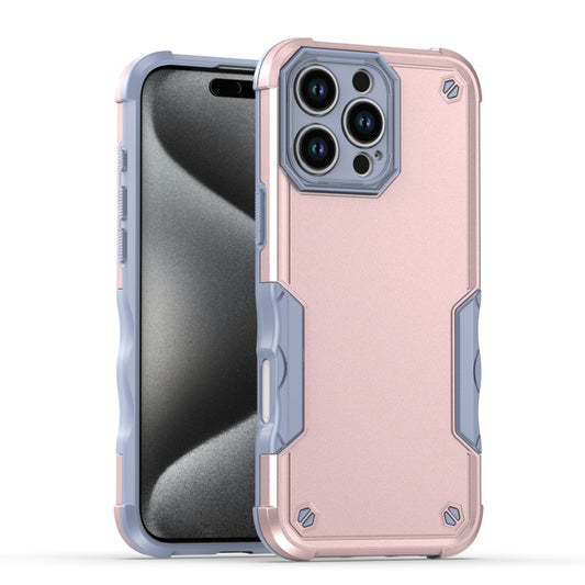 For iPhone 16 Pro Max Non-slip Shockproof Armor Phone Case(Rose Gold) - iPhone 16 Pro Max Cases by buy2fix | Online Shopping UK | buy2fix