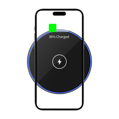 WIWU Wi-W012 15W Starry Wireless Charger(Black) - Wireless Charger by WIWU | Online Shopping UK | buy2fix