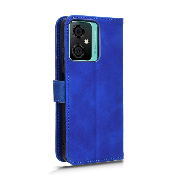 For Blackview OSCAL C70 Skin Feel Magnetic Flip Leather Phone Case(Blue) - More Brand by buy2fix | Online Shopping UK | buy2fix