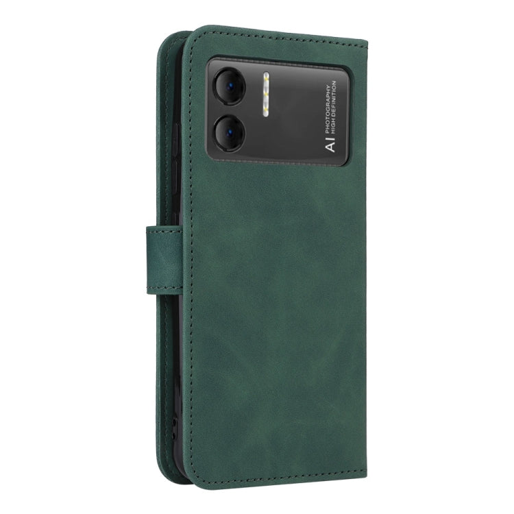 For Doogee X98 / X98 Pro Skin Feel Magnetic Flip Leather Phone Case(Green) - More Brand by buy2fix | Online Shopping UK | buy2fix