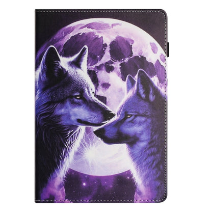 For iPad Pro 11 2024 Sewing Litchi Texture Smart Leather Tablet Case(Wolf) - iPad Pro 11 2024 Cases by buy2fix | Online Shopping UK | buy2fix