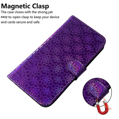 For OnePlus 13 Colorful Magnetic Buckle Leather Phone Case(Purple) - OnePlus Cases by buy2fix | Online Shopping UK | buy2fix