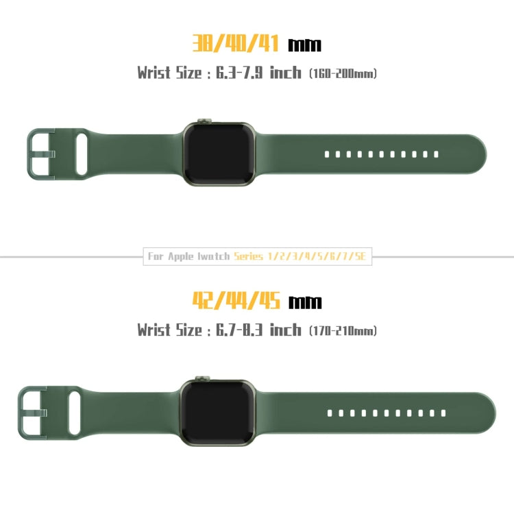 For Apple Watch SE 44mm Pin Buckle Silicone Watch Band(Clover) - Watch Bands by buy2fix | Online Shopping UK | buy2fix