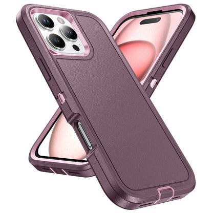 For iPhone 16 Pro Life Waterproof Rugged Phone Case(Purple + Pink) - iPhone 16 Pro Cases by buy2fix | Online Shopping UK | buy2fix