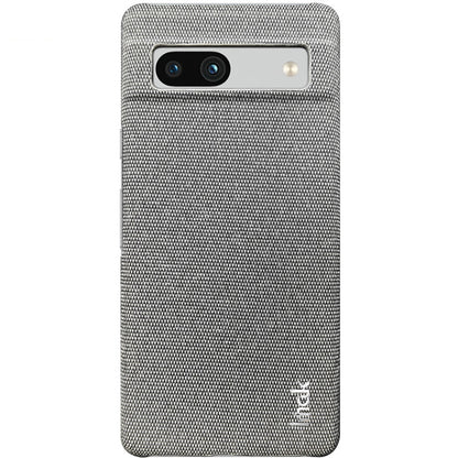 For Google Pixel 7a imak Ruiyi Series Cloth Texture PU + PC Phone Case(Light Grey) - Google Cases by imak | Online Shopping UK | buy2fix