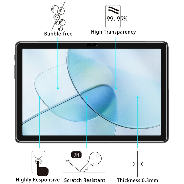 For Doogee T10S 2pcs 9H 0.3mm Explosion-proof Tempered Glass Film - Others by buy2fix | Online Shopping UK | buy2fix