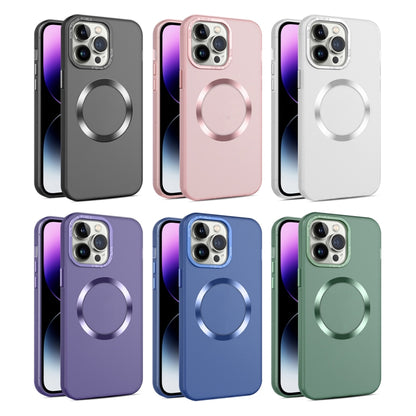 For iPhone SE 2022 / 2020 / 8 / 7 CD Texture MagSafe Frosted Translucent Phone Case(White) - iPhone SE 2022 / 2020 / 8 / 7 Cases by buy2fix | Online Shopping UK | buy2fix