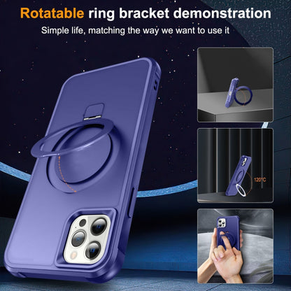 For iPhone 13 Pro MagSafe Magnetic Holder Phone Case(Klein Blue) - iPhone 13 Pro Cases by buy2fix | Online Shopping UK | buy2fix