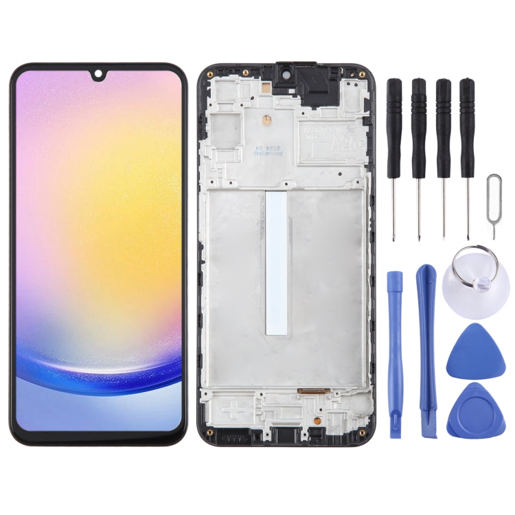 For Samsung Galaxy A25 SM-A256B TFT LCD Screen Digitizer Full Assembly with Frame, Not Supporting Fingerprint Identification - LCD Screen by buy2fix | Online Shopping UK | buy2fix