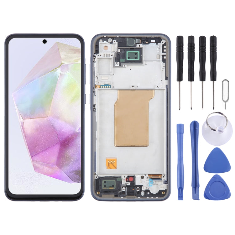 For Samsung Galaxy A35 SM-A356B TFT LCD Screen Digitizer Full Assembly with Frame, Not Supporting Fingerprint Identification - LCD Screen by buy2fix | Online Shopping UK | buy2fix