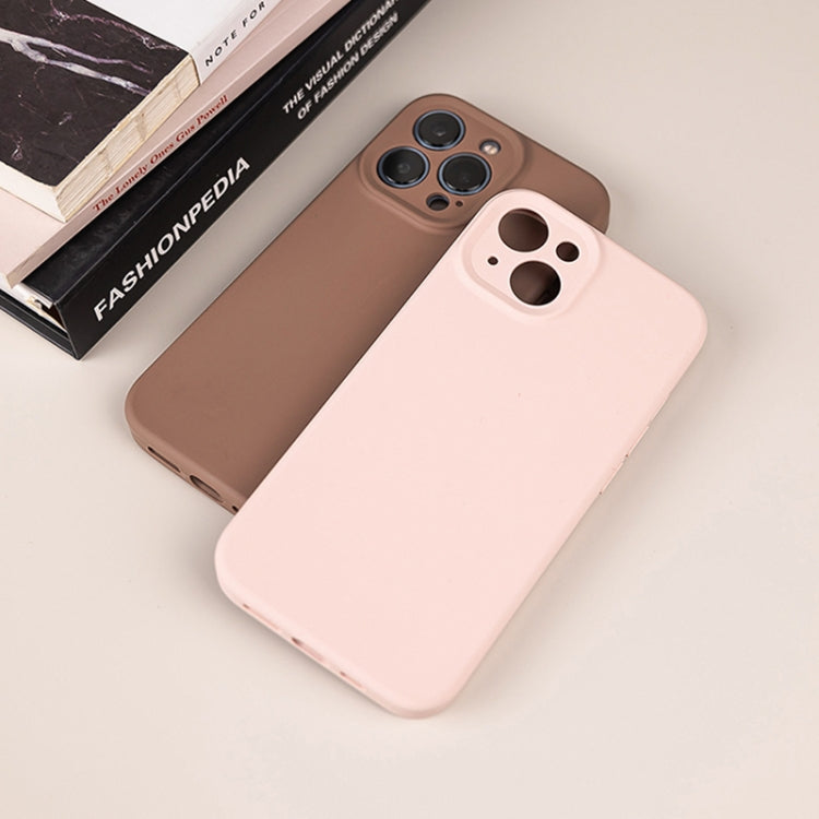 For iPhone 14 Pro Pure Color Liquid Silicone Fine Pore Phone Case(Pitaya) - iPhone 14 Pro Cases by buy2fix | Online Shopping UK | buy2fix