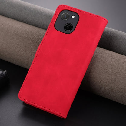 For Huawei P60 / P60 Pro AZNS Skin Feel Calf Texture Flip Leather Phone Case(Red) - Huawei Cases by AZNS | Online Shopping UK | buy2fix