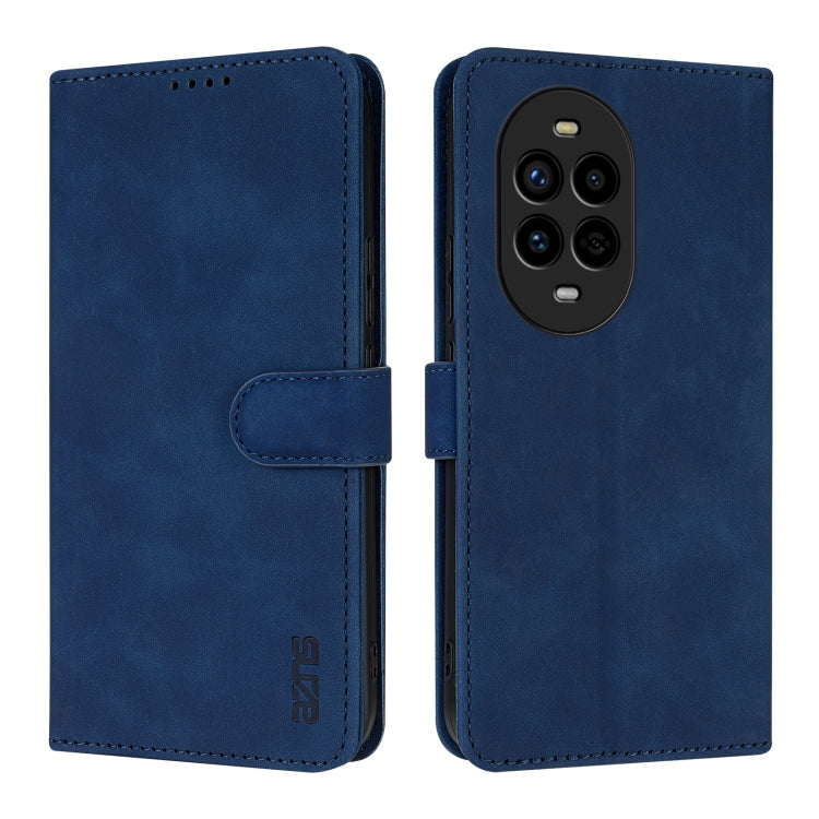 For Huawei nova 13 Pro AZNS Skin Feel Calf Texture Flip Leather Phone Case(Blue) - Huawei Cases by AZNS | Online Shopping UK | buy2fix