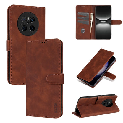 For Huawei Mate 70 AZNS Skin Feel Calf Texture Flip Leather Phone Case(Brown) - Huawei Cases by AZNS | Online Shopping UK | buy2fix