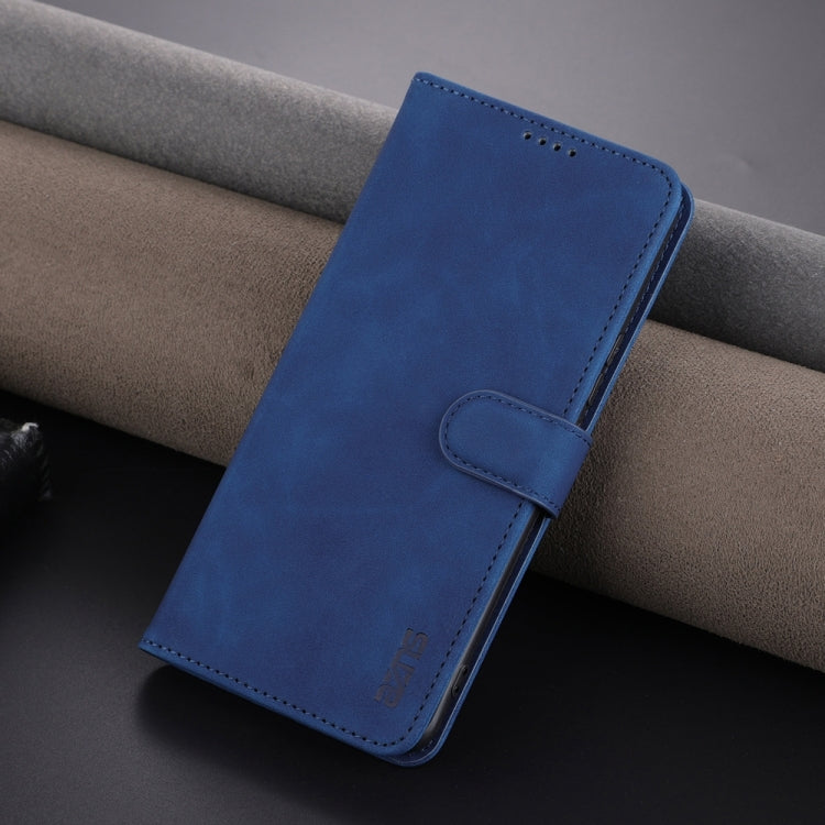 For Honor 90 AZNS Skin Feel Calf Texture Flip Leather Phone Case(Blue) - Honor Cases by AZNS | Online Shopping UK | buy2fix